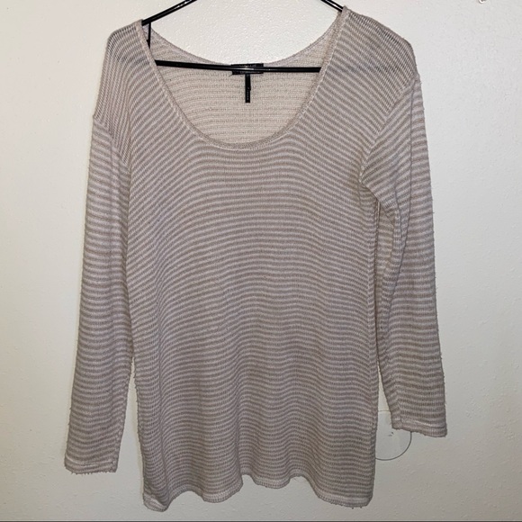 Nollie Tan and White Striped Sweater - Picture 2 of 5